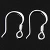 Sterling Silver Hook Earwire, 925 Sterling Silver, plated Approx 1.5mm [