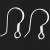 Sterling Silver Hook Earwire, 925 Sterling Silver, plated Approx 1.8mm 