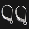 925 Sterling Silver Lever Back Earring Wires, plated Approx 1.5mm 