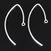 925 Sterling Silver Marquis Earring Hooks, plated Approx 1.2mm 