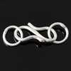Sterling Silver S Hook Clasp, 925 Sterling Silver, plated Approx 3.5mm 