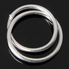 Sterling Silver Soldered Jump Ring, 925 Sterling Silver, Donut, plated Approx 6.5mm 