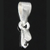 Sterling Silver Pinch Bail, 925 Sterling Silver, plated Approx 
