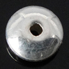 Sterling Silber Untertasse Spacer Perlen, 925 Sterling Silber, plattiert, keine, Bohrung:ca. 1mm, verkauft von PC