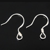 Sterling Silver Hook Earwire, 925 Sterling Silver, plated Approx 2.2mm 