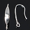 Стерлингового серебра крюк серьги, Серебро 925 пробы, Другое покрытие, Много цветов для выбора отверстие:Приблизительно 1.5mm, продается Пара