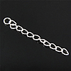 Sterling Silver Extender Chain, 925 Sterling Silver, plated Approx 1.5 Inch 