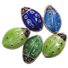 Smooth Cloisonne Beads, mixed Approx 1.5mm 