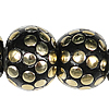 Indonesia Jewelry Beads, Round, large hole cadmium free, 20mm Approx 3.5mm 