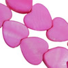 Perles en coquille naturel, coeur, plus de couleurs à choisir Environ 1mm Environ 15 pouce  Vendu par lot