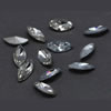Kristall Eisen auf Nagelkopf, Pferdeauge, Rivoli-Rückseite & handgemachte facettiert, mehrere Farben vorhanden, 10x5x3mm, 300PCs/Tasche, verkauft von Tasche