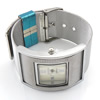 女性向けの腕時計ブレスレット, 亜鉛合金, とともに ガラス, プラチナカラーメッキ 長さ:約 8.7 インチ, 売り手 パソコン