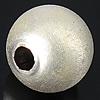 Hälfte bohrte Sterling Silber Perlen, 925 Sterling Silber, rund, plattiert, keine, 9.5x10mm, Bohrung:ca. 3mm, verkauft von PC