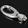 Sterling Silver Lobster Claw Clasp, 925 Sterling Silver, plated Approx 2.2mm 