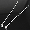 Sterling Silver Headpins, 925 Sterling Silver, plated 