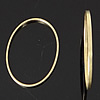 Messing Verknüpfung Ring, flachoval, plattiert, keine, 13.5x19x1mm, 10000PCs/Tasche, verkauft von Tasche