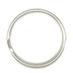 Eisen Schlüssel Split Ring, Kreisring, 24x2.5mm, ca. 1000PCs/Tasche, verkauft von Tasche