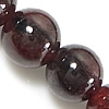Natural Garnet Beads, Round, January Birthstone Grade A Inch 