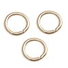 Золото Заполненные джамп-кольца, Медно-золото, Кольцевая форма, 14K золото заполненные & разный размер для выбора, продается PC