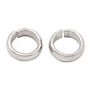 Saw Cut Stainless Steel Closed Jump Ring, 304 Stainless Steel, Donut, smooth, original color Approx 5mm 