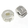 Zinc Alloy European Clip, Tube, plated Approx 3.5mm 