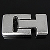 Zinklegierung Magnetverschluss, plattiert, keine, frei von Nickel, Blei & Kadmium, 32x16.5x6mm, Bohrung:ca. 13x3mm, verkauft von PC