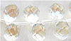 Perles de cristal larme, Placage de couleur AB, facettes faites à la maindécalque, plus de couleurs à choisir Vendu par PC