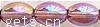 Abalorios de Cristal con Forma Oval, Óvalo, chapado entero, Color del AB & lisa, más colores para la opción, 8x12mm, longitud:15 Inch, 30PCs/Sarta, Vendido por Sarta