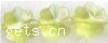 Blume-Kristall-Perlen, Kristall, mehrere Farben vorhanden, 12X12X10mm, Länge:15.5 ZollInch, 30PCs/Strang, verkauft von Strang