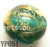 Gold Foil Lampwork Beads, oval, more colors for choice, 12x12mm, Sold by PC