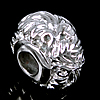 Бусины Пандора из нержавеющей стали, Нержавеющая сталь 316, Круглая форма, оригинальный цвет отверстие:Приблизительно 4mm, продается PC