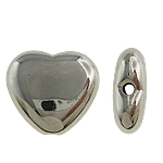 CCB Plastic Beads, Copper Coated Plastic, Heart, plated lead & nickel free Approx 2mm, Approx 