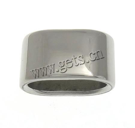Stainless Steel Jewelry Findings, original color, 14x8x8mm, Hole:Approx 11.5x5.5mm, Sold By PC