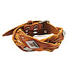 Cowhide Bracelets, Zinc Alloy, with Cowhide, plated , nickel, lead & cadmium free Approx 19.5 Inch 
