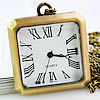 Watch Necklace, Zinc Alloy, Rectangle Approx 31 Inch 