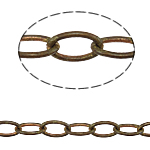 真鍮製の卵形のチェーン, 銅, メッキ, 楕円形の鎖, 無色, カドミウムフリー 100M/ロト, 売り手 ロト