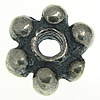 Espaciador De Abalorio De Plata , plata de ley 925, Flor, 5x5x1.5mm, agujero:aproximado 1mm, Vendido por UD
