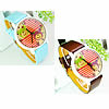 Fashion Children Watch, Zinc Alloy, with PU Leather & Glass, stoving varnish, cartoon pattern 38mm, 19mm Approx 9.4 Inch 