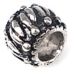 Stainless Steel European Beads, 316 Stainless Steel, Drum, without troll & blacken Approx 5mm 
