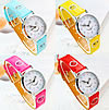 bracelets de montre pour enfants, cuir, avec cadran en alliage de zinc, Rond, plus de couleurs à choisir Environ 7.6 pouce, Vendu par PC