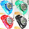 bracelets de montre pour enfants, plastique, Plat rond, plus de couleurs à choisir Environ 8.2 pouce, Vendu par PC