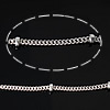 Sterling Silver Jewelry Chain, 925 Sterling Silver, plated, twist oval chain 