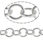 Iron Circle Chain, plated nickel free m 