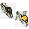 Bracelets de montre pour femmes, alliage de zinc, avec verre, Rond, Placage, plus de couleurs à choisir, 24mm, 11mm Environ 7.4 pouce, Vendu par PC