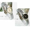 Women Wrist Watch, Zinc Alloy, with Glass, Round, plated, for woman 24mm, 11mm Approx 7.4 Inch 