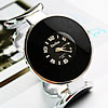 aleación de zinc Pulsera de reloj, con Vidrio, chapado en color de platina, para mujer & esmalte, 37mm, 24mm, u624bu956fu76f4u5f84:53mm, Vendido por UD