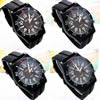 Unisex Wrist Watch, Zinc Alloy, with PU Leather & Glass, plated, for man 43mm, 21mm Approx 9.8 Inch 