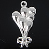 Sterling Silver Pendants, 925 Sterling Silver, plated Approx 1.7mm 
