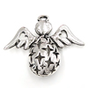 Character Shaped Zinc Alloy Pendants, Angel, plated, hollow Approx 