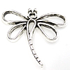 Zinc Alloy Pendant Components, Dragonfly, plated 